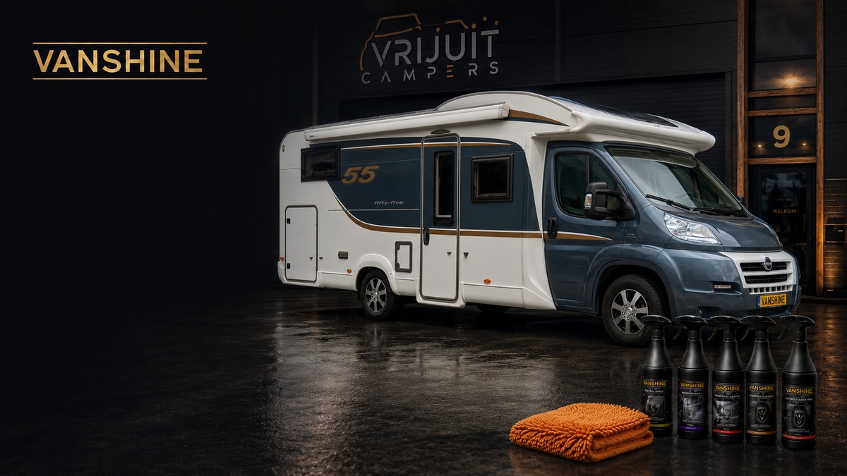 Camper schoonmaken en winterklaar maken met Vanshine