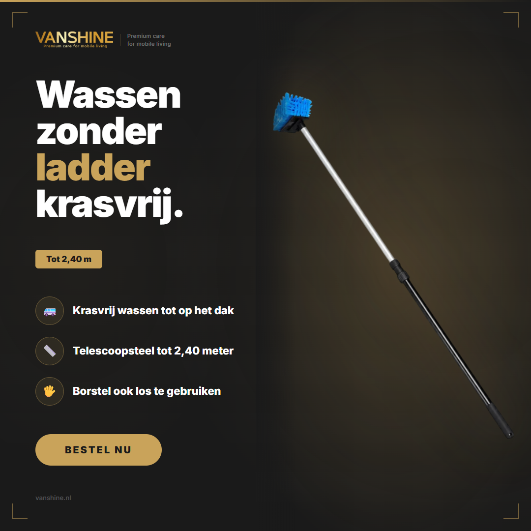 Telescopische Wasborstelset