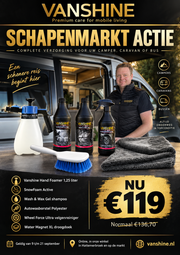 Schapenmarkt Actie compleet Vanshine foampakket voor 119 euro